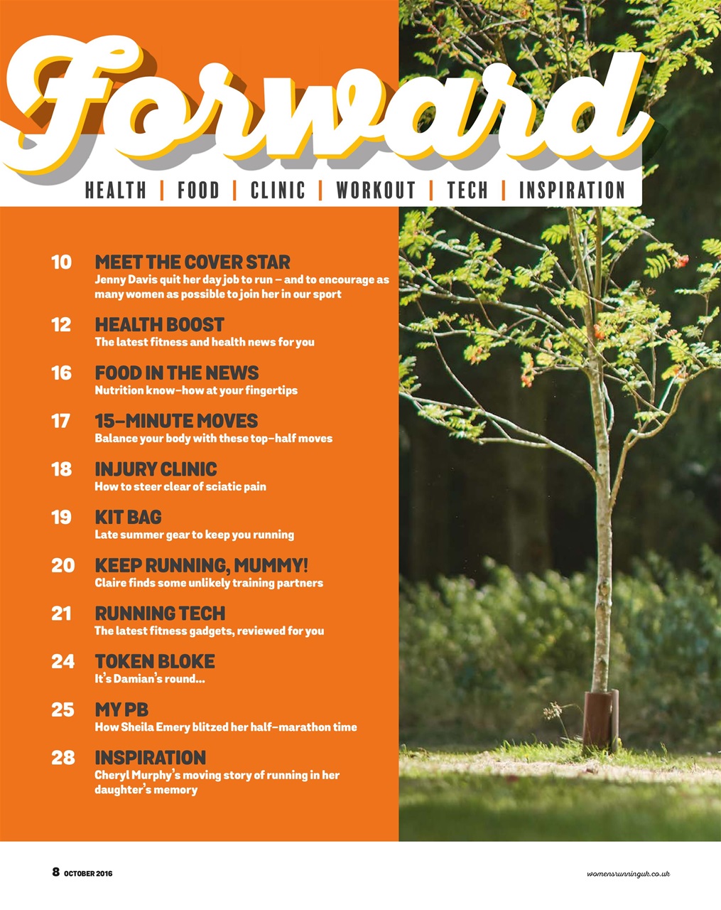 Women’s Running Preview Pages