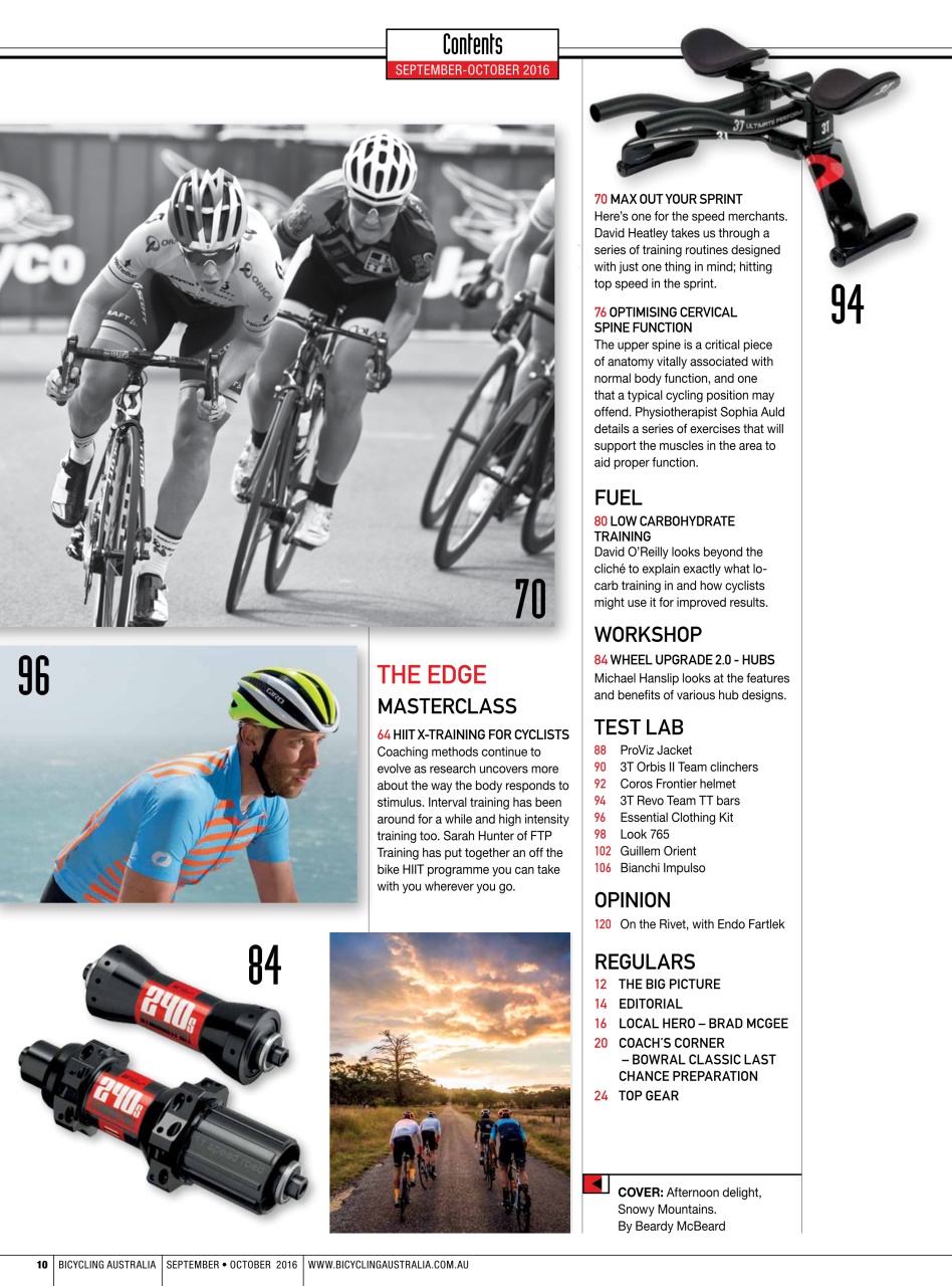 Bicycling Australia Preview Pages