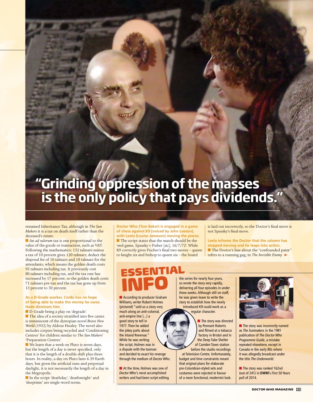 Doctor Who Magazine Preview Pages