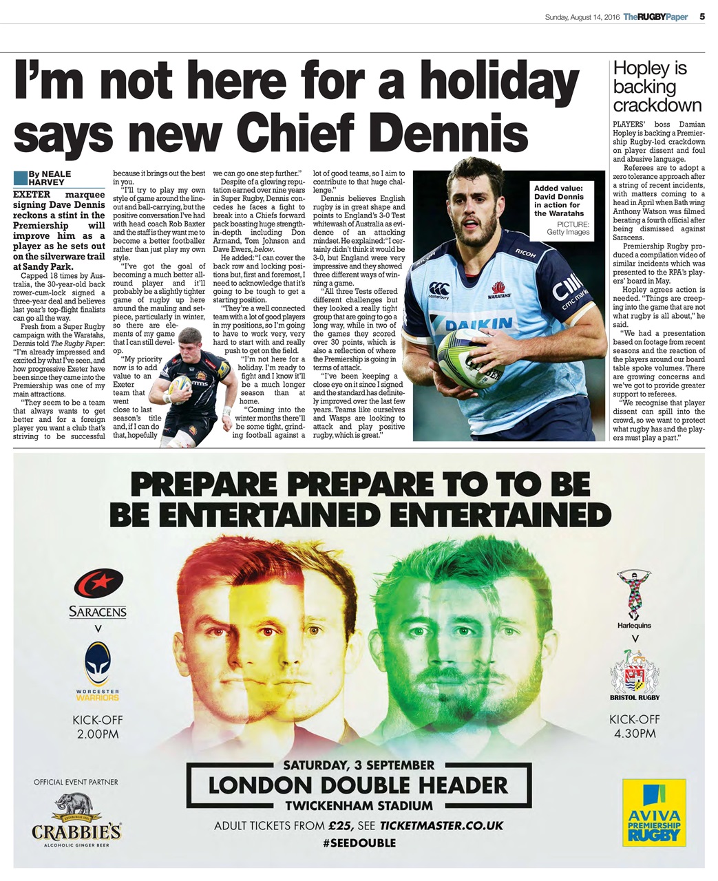 The Rugby Paper Preview Pages