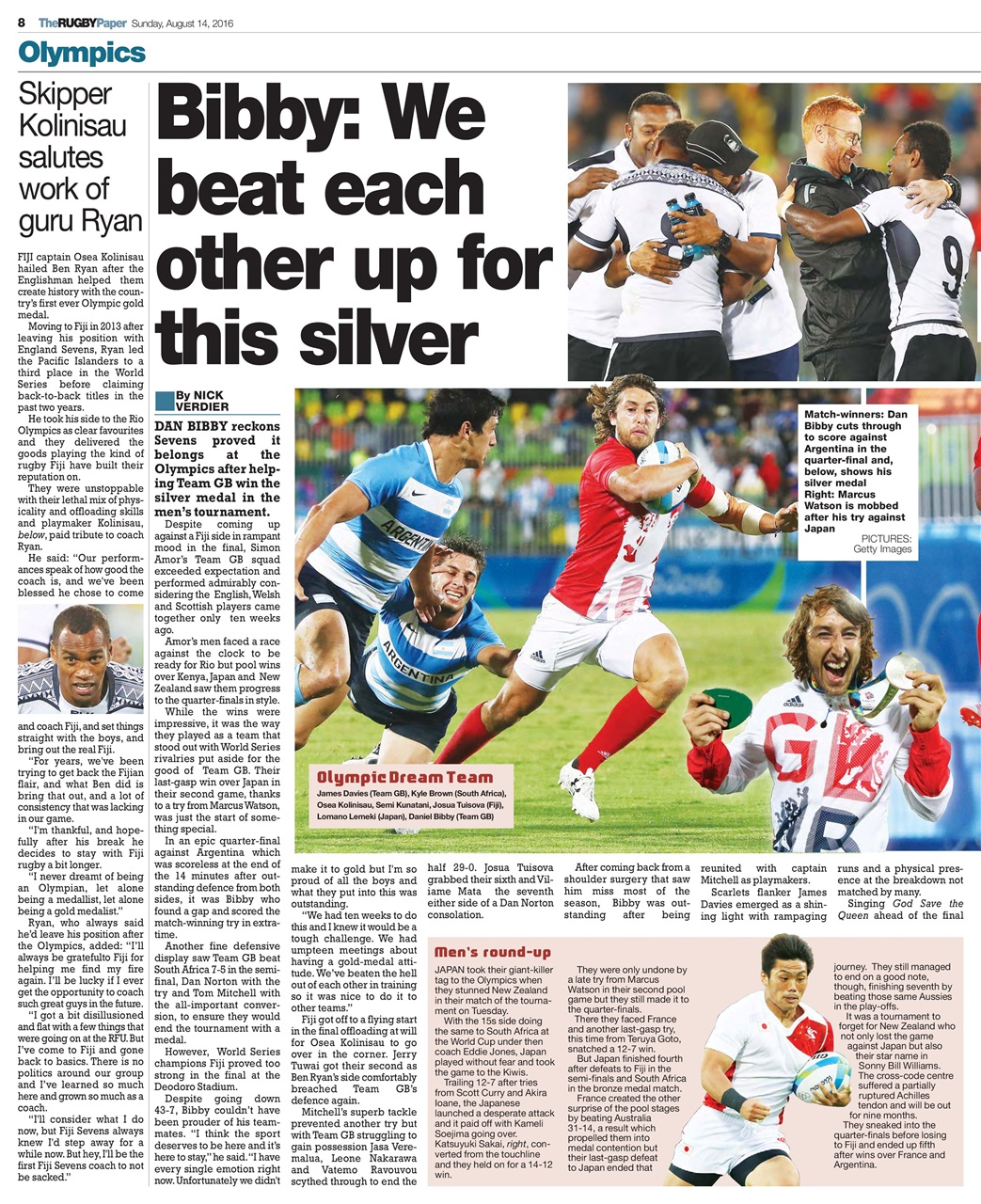 The Rugby Paper Preview Pages