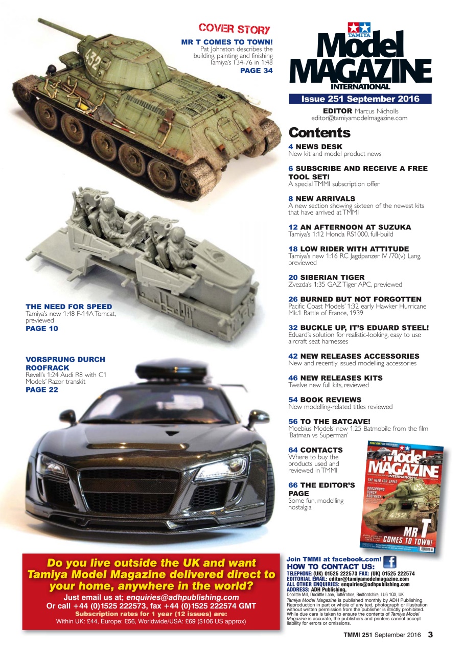 Tamiya Model Magazine Preview Pages