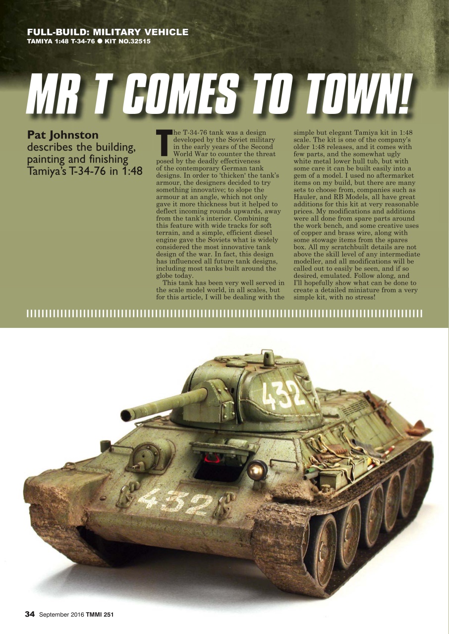 Tamiya Model Magazine Preview Pages