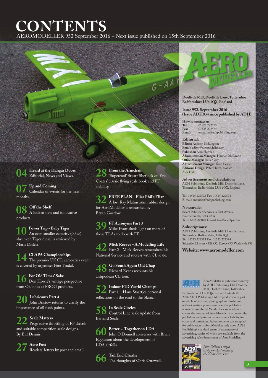 AeroModeller Preview Pages