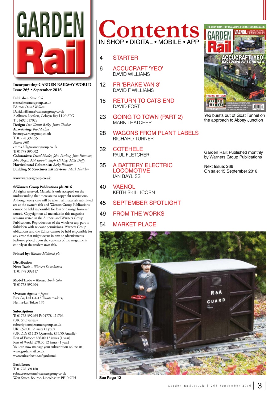 Garden Rail Preview Pages