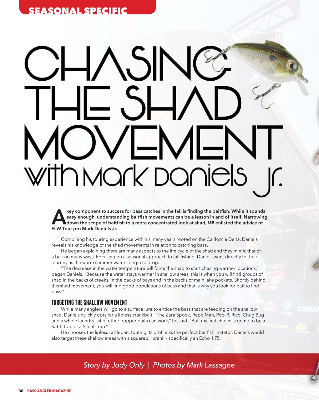 BASS ANGLER MAGAZINE Preview Pages