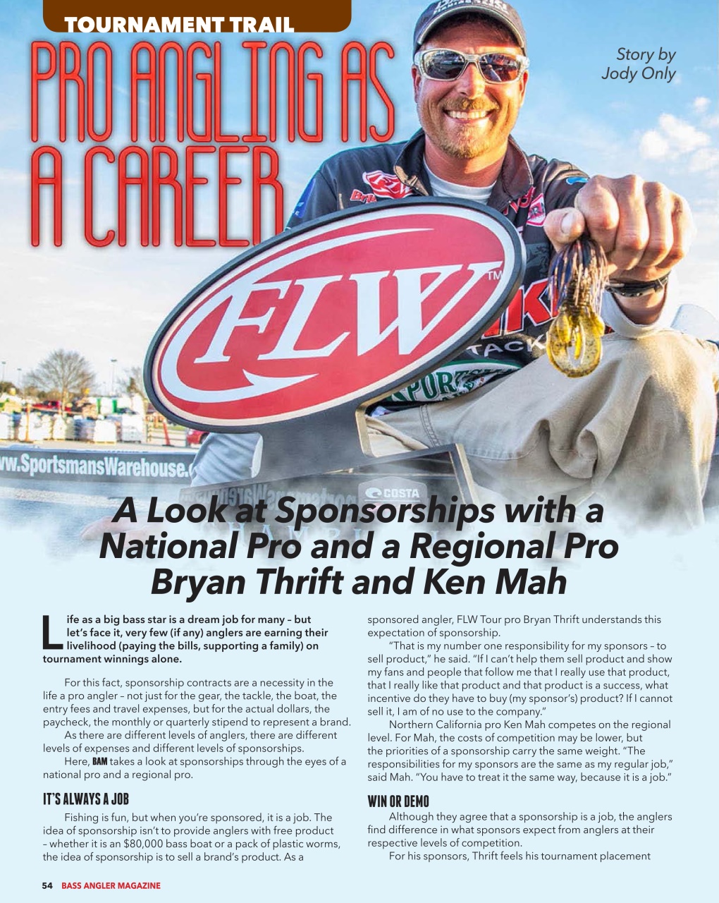 BASS ANGLER MAGAZINE Preview Pages