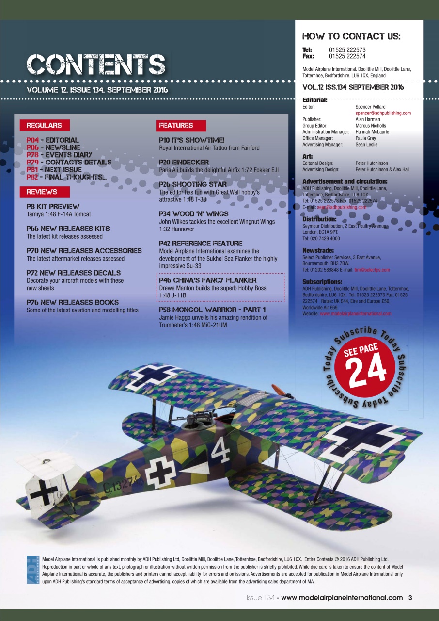 Model Airplane International Preview Pages