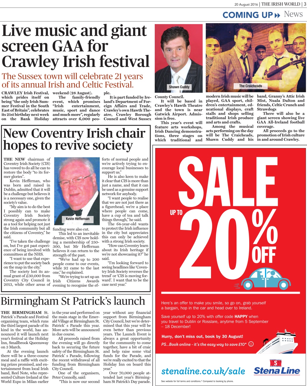 Irish World Preview Pages