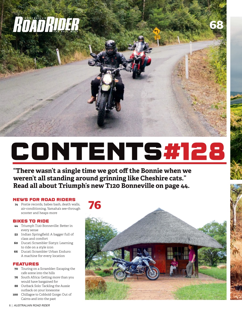 Australian Road Rider Preview Pages