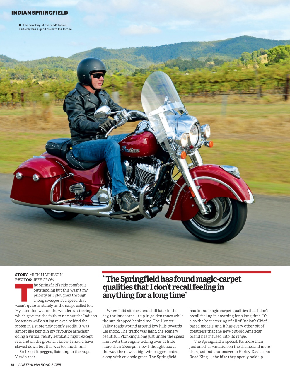 Australian Road Rider Preview Pages