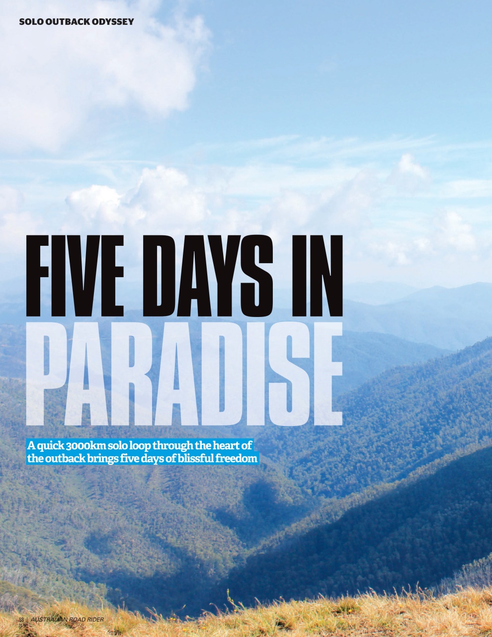 Australian Road Rider Preview Pages