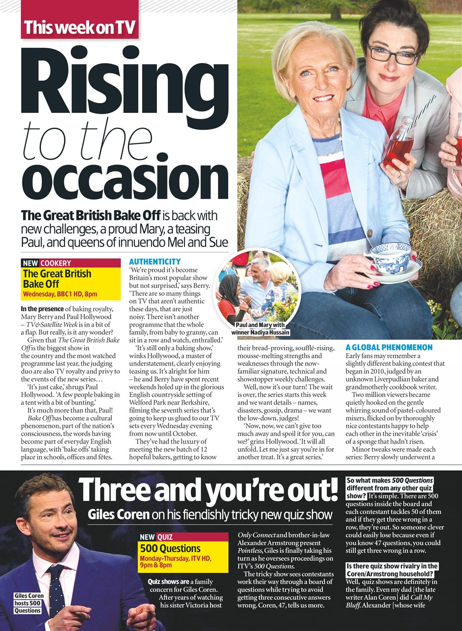 TV & Satellite Week Preview Pages
