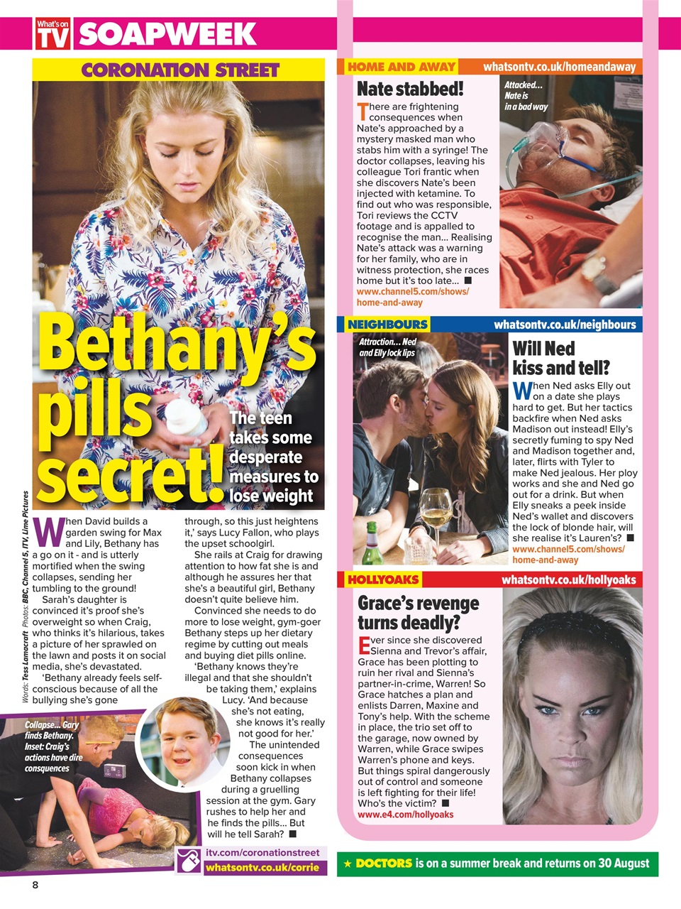 What's on TV Preview Pages