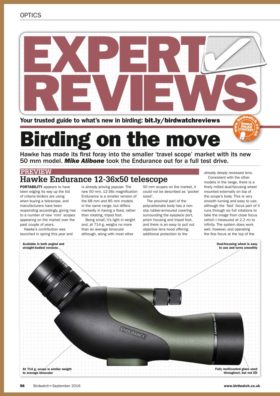 Birdwatch Magazine Preview Pages