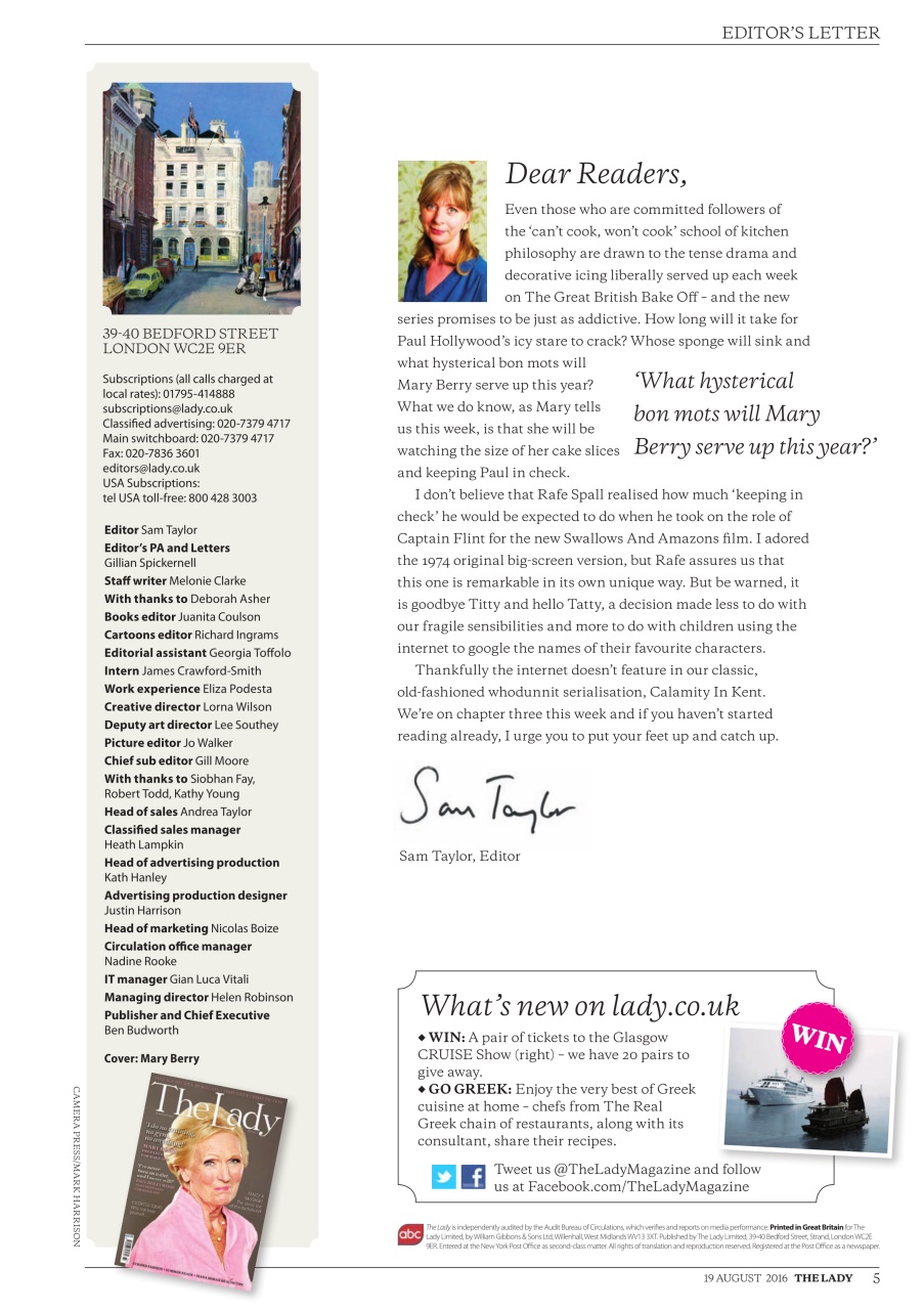 The Lady Preview Pages