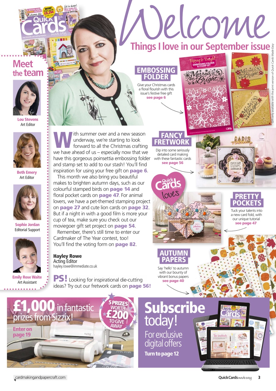 Quick Cards Made Easy Preview Pages