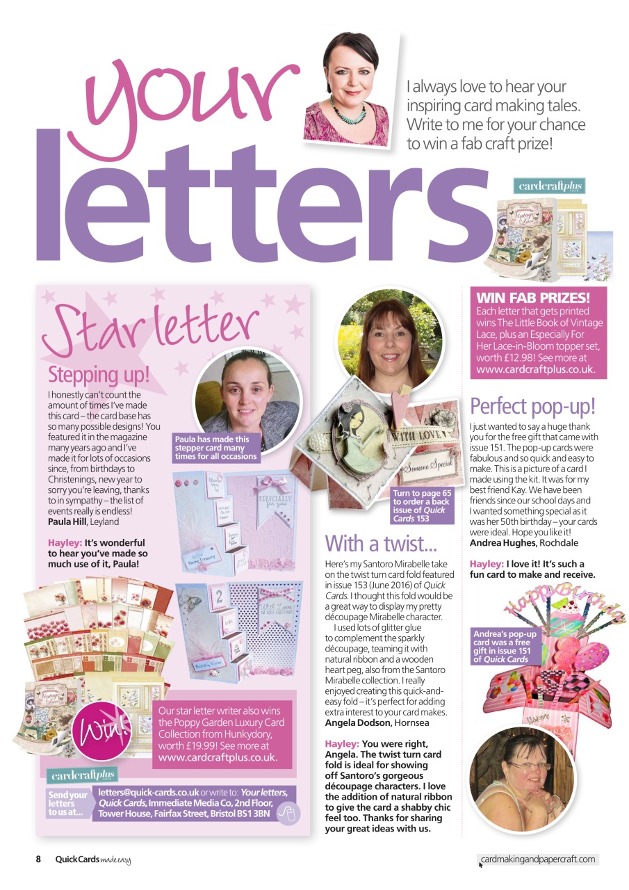 Quick Cards Made Easy Preview Pages