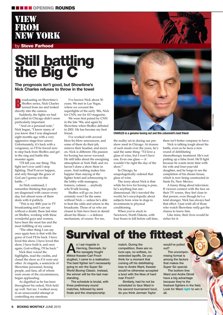 Boxing Monthly Preview Pages