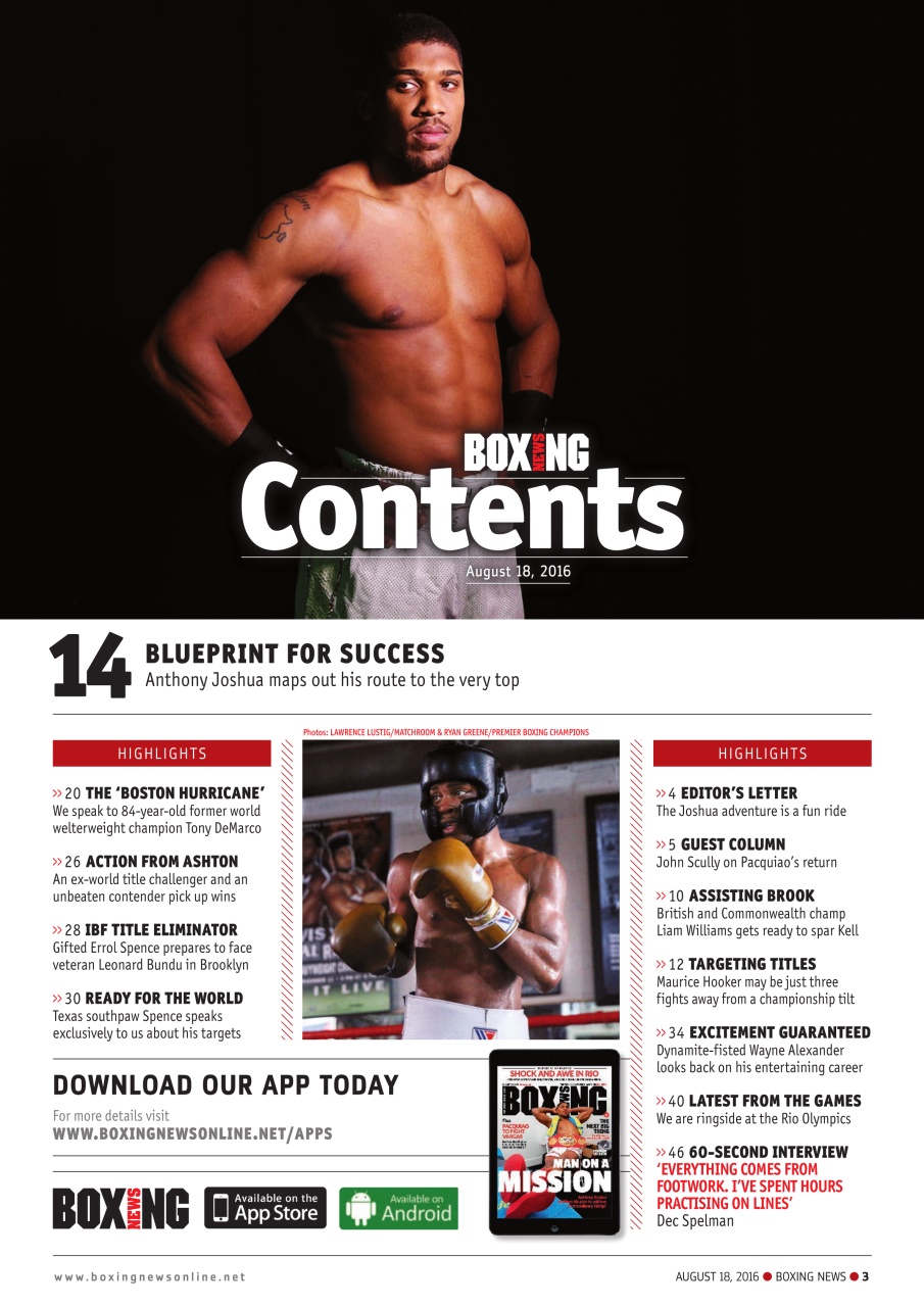 Boxing News Preview Pages