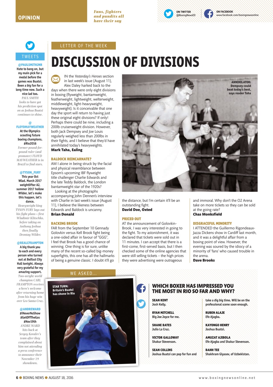 Boxing News Preview Pages