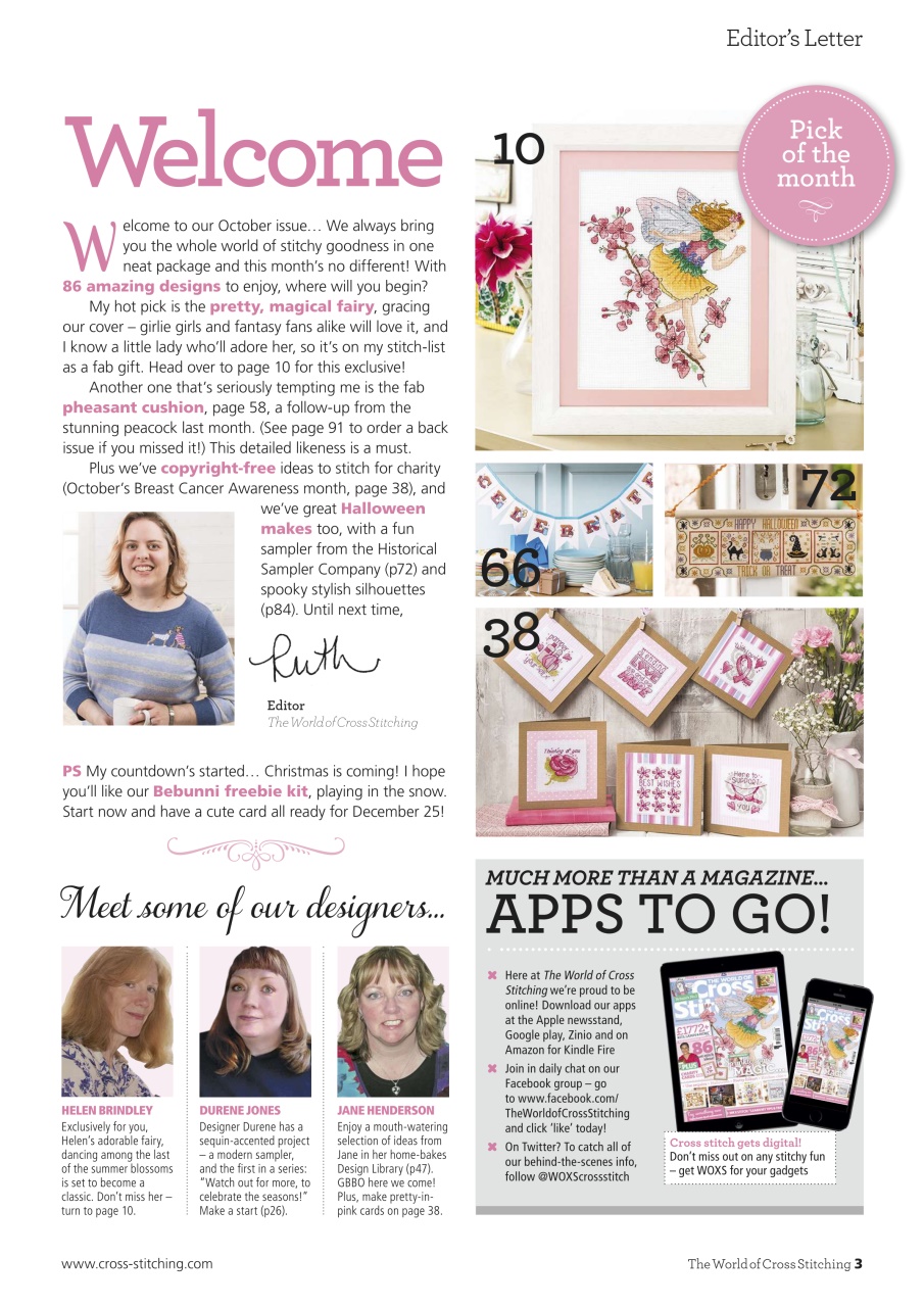 The World of Cross Stitching Preview Pages