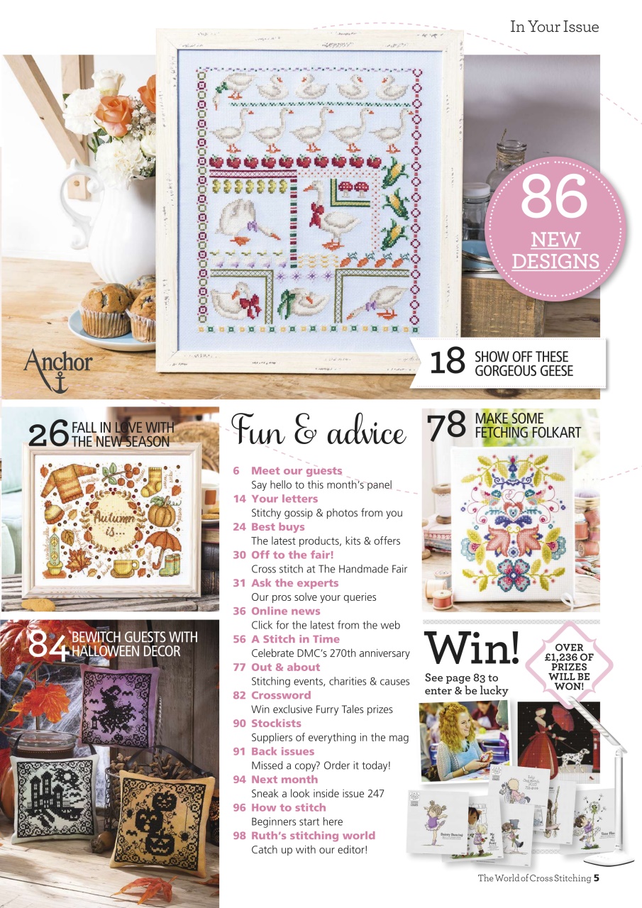 The World of Cross Stitching Preview Pages