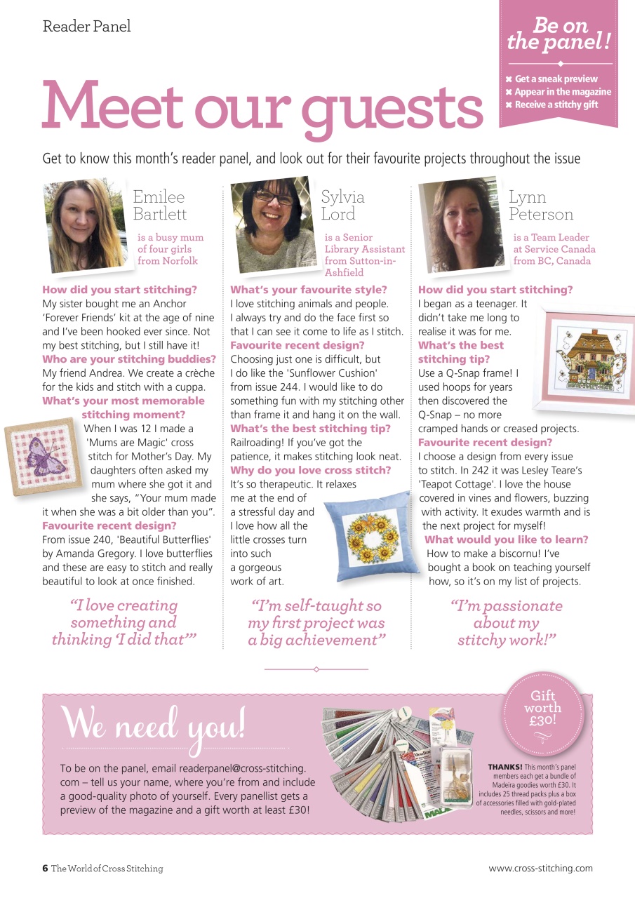 The World of Cross Stitching Preview Pages