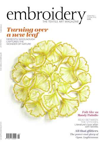 Embroidery Magazine issue September October 2016