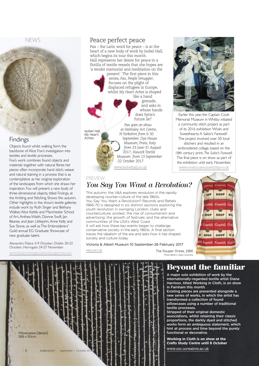 Embroidery Magazine Preview Pages