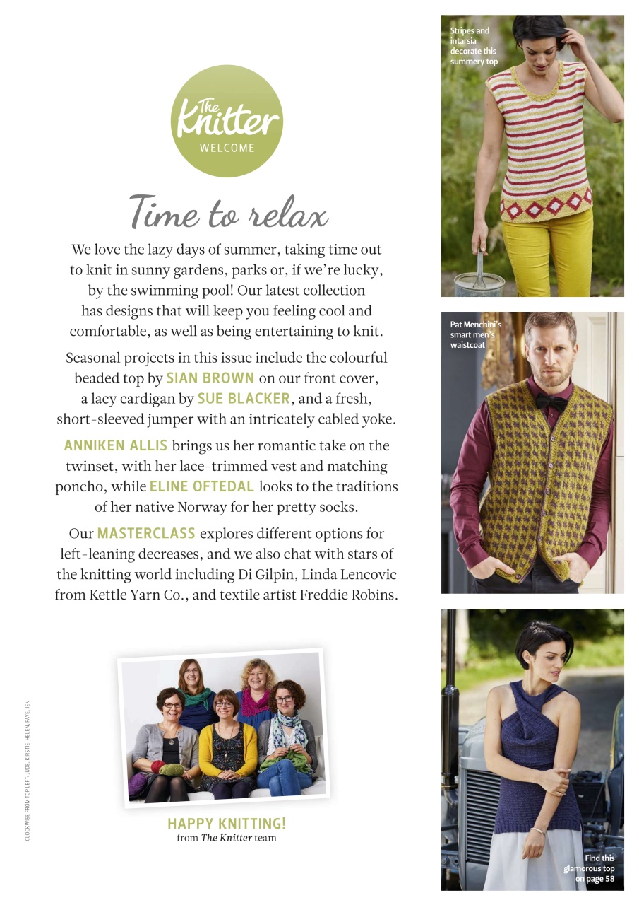 The Knitter Preview Pages