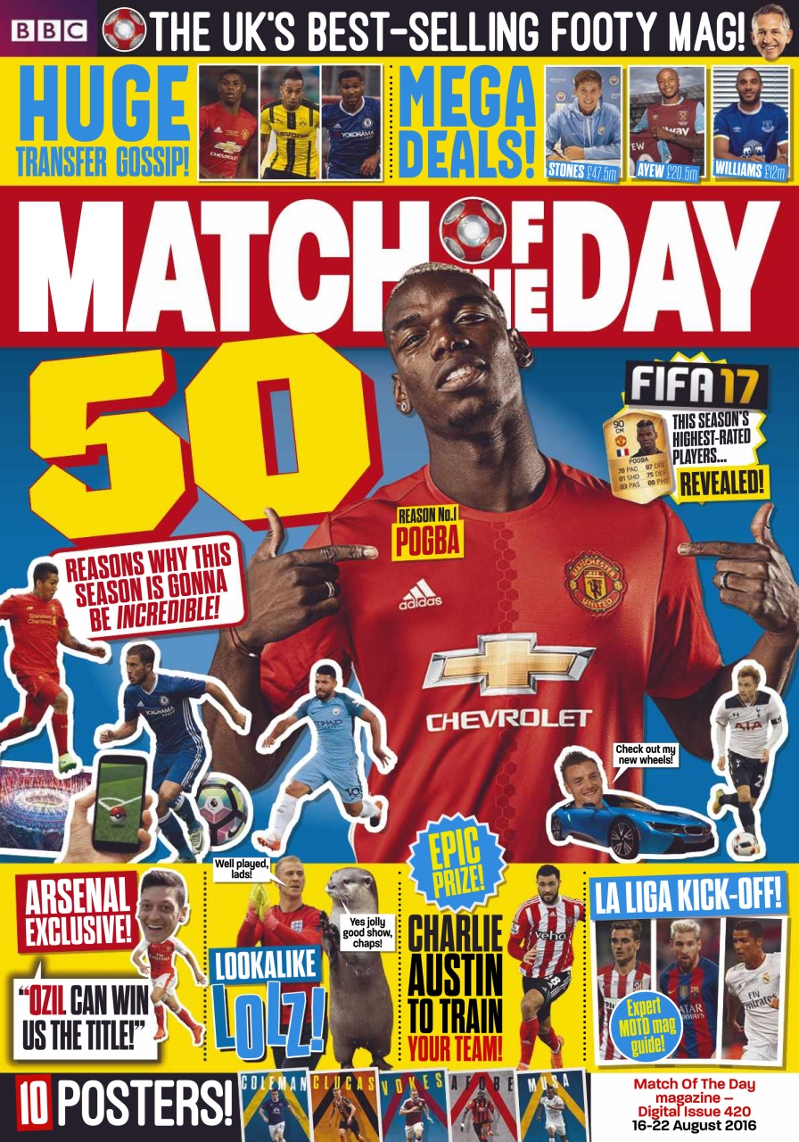 Match of the Day Preview Pages