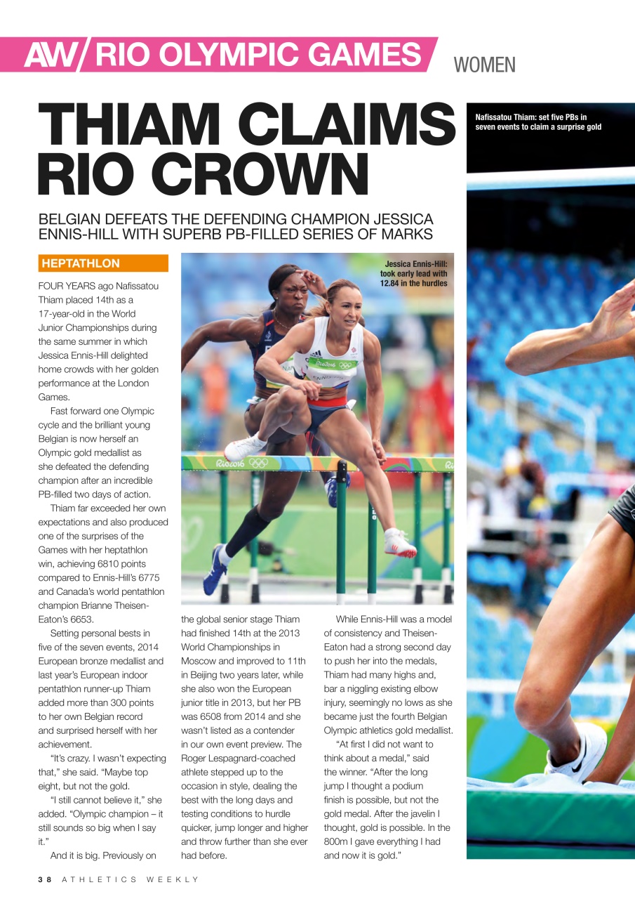 AW – Athletics Weekly Magazine Preview Pages