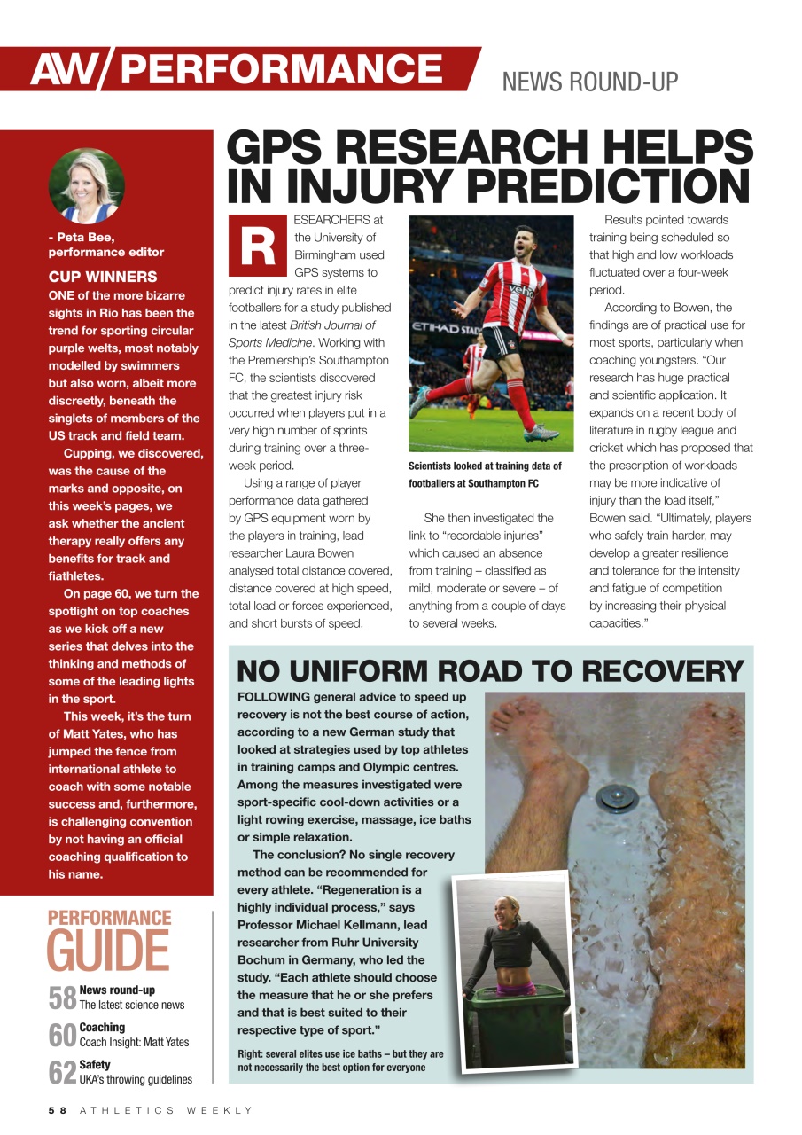 AW – Athletics Weekly Magazine Preview Pages