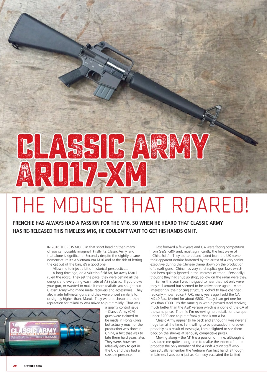Airsoft Action Preview Pages