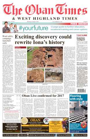 The Oban Times & Lochaber Times issue 18th August 2016