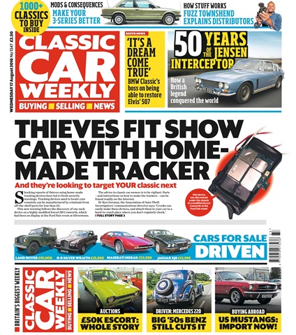 Classic Car Weekly issue 17th August 2016