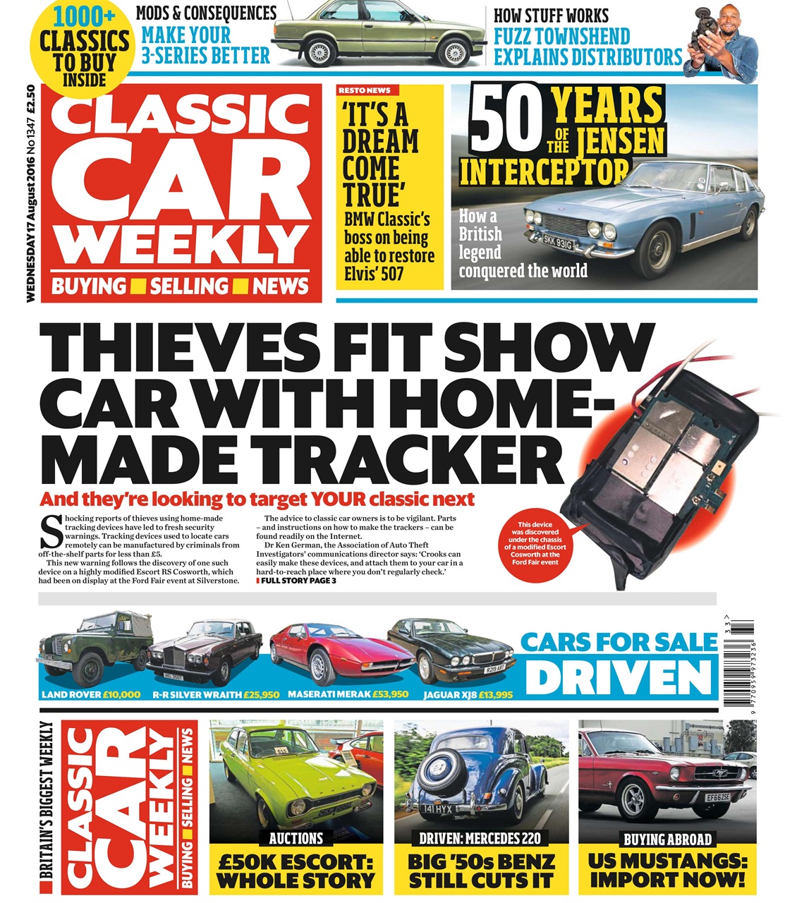 Classic Car Weekly Preview Pages