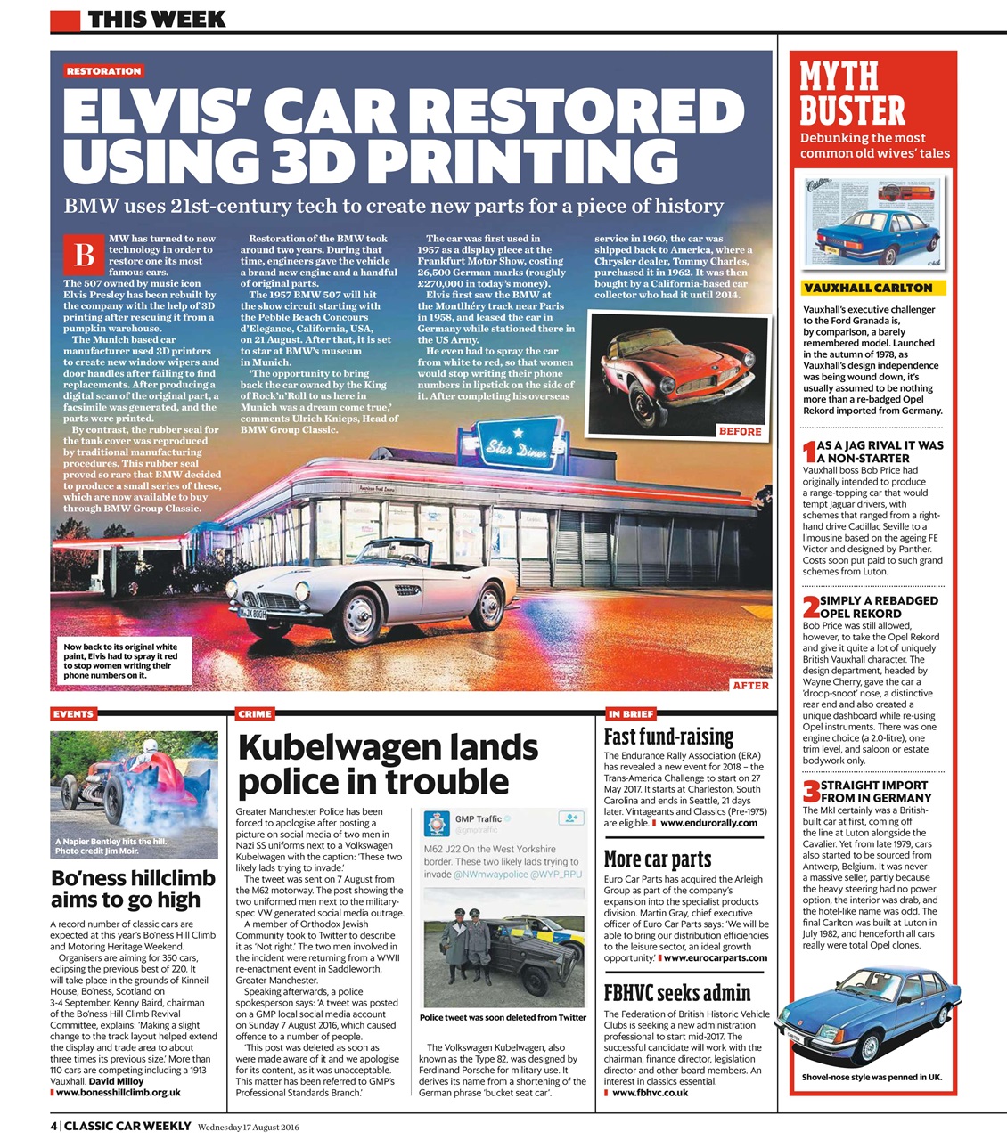 Classic Car Weekly Preview Pages