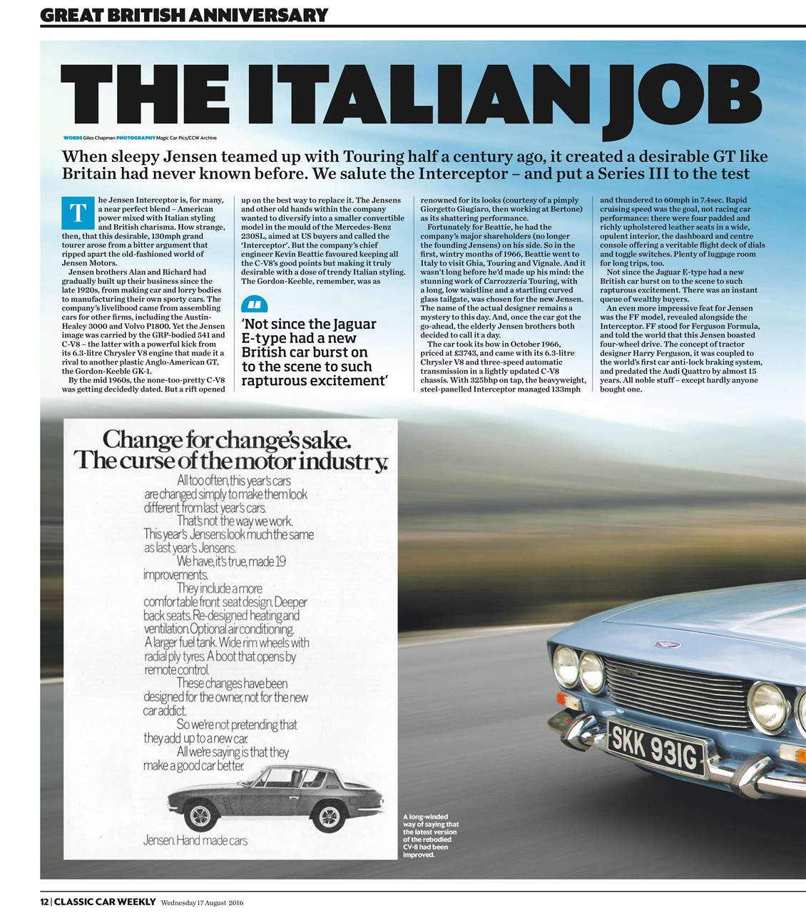 Classic Car Weekly Preview Pages