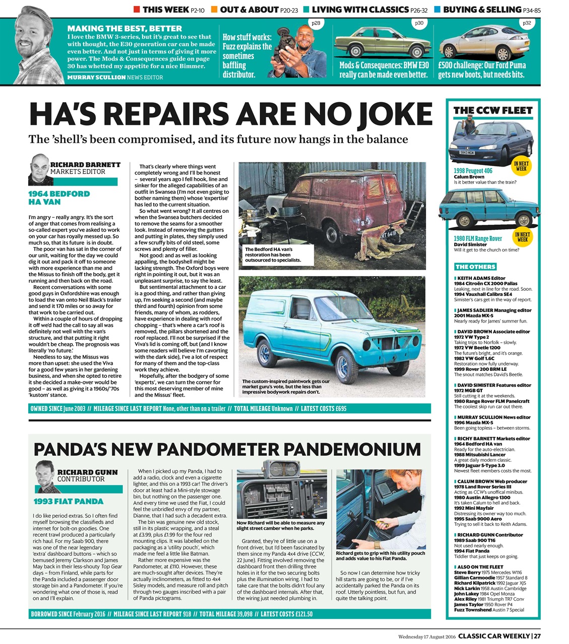 Classic Car Weekly Preview Pages