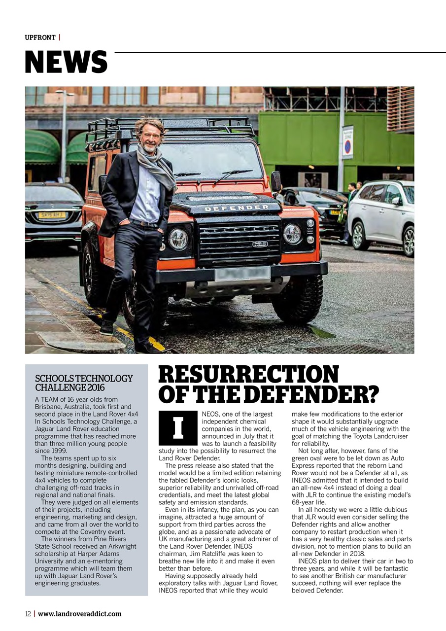 Land Rover Monthly Preview Pages