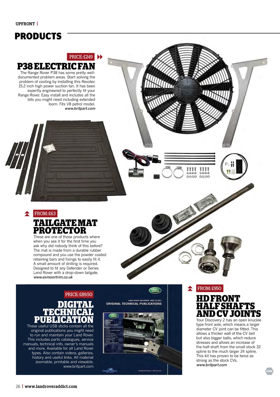 Land Rover Monthly Preview Pages