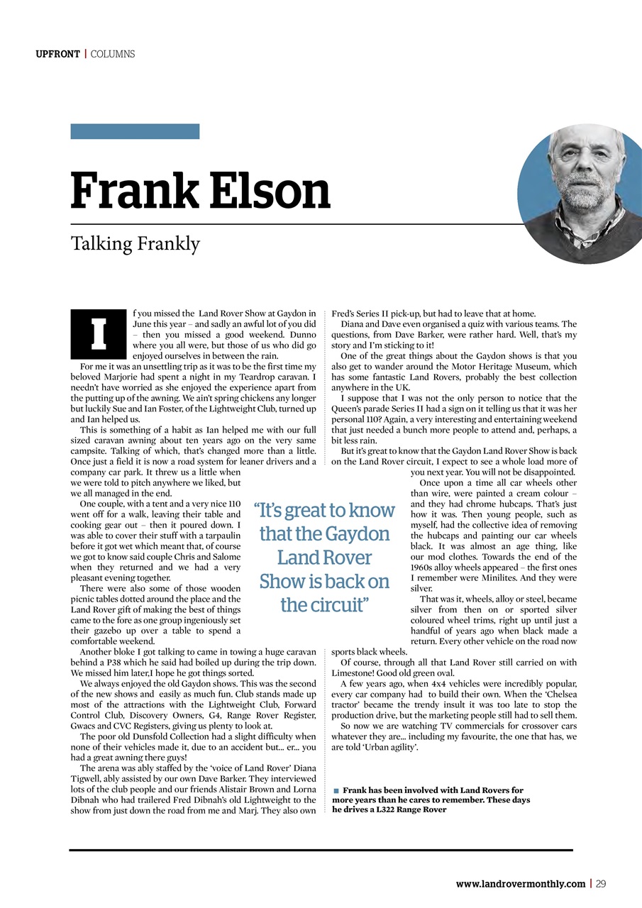 Land Rover Monthly Preview Pages