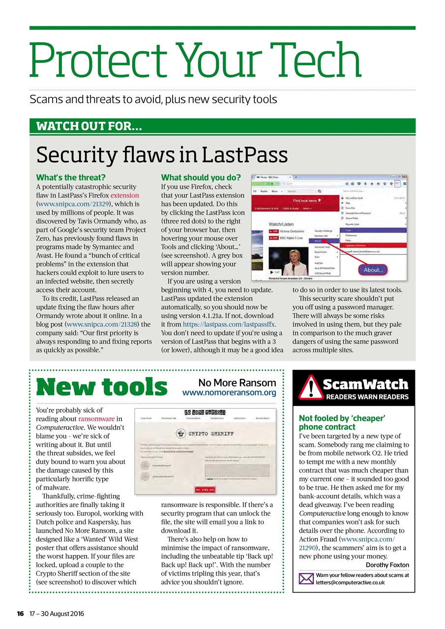 Computer Active Preview Pages