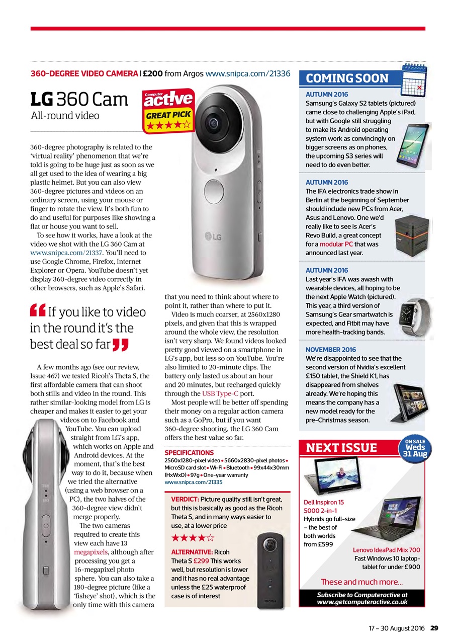 Computer Active Preview Pages