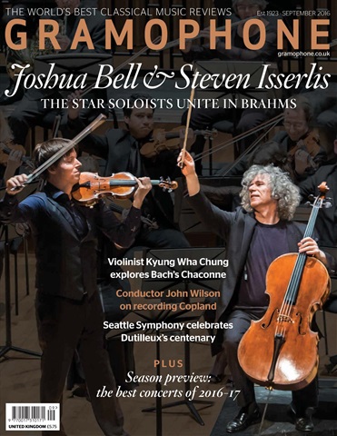 Gramophone issue September 2016