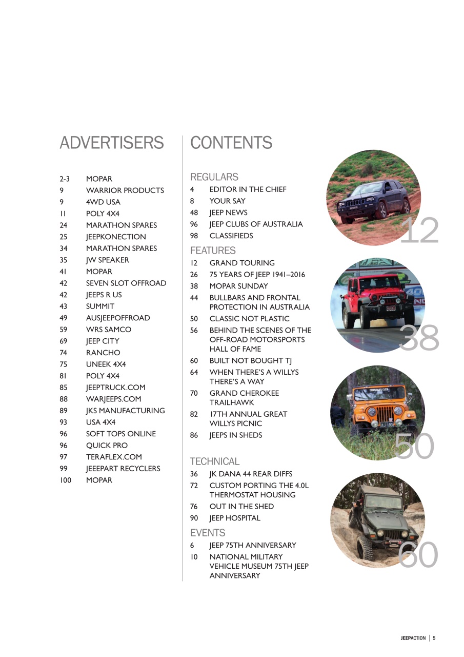 Jeep Action Preview Pages