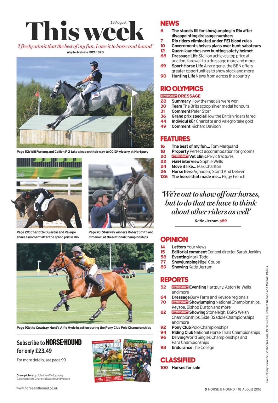 Horse & Hound Preview Pages