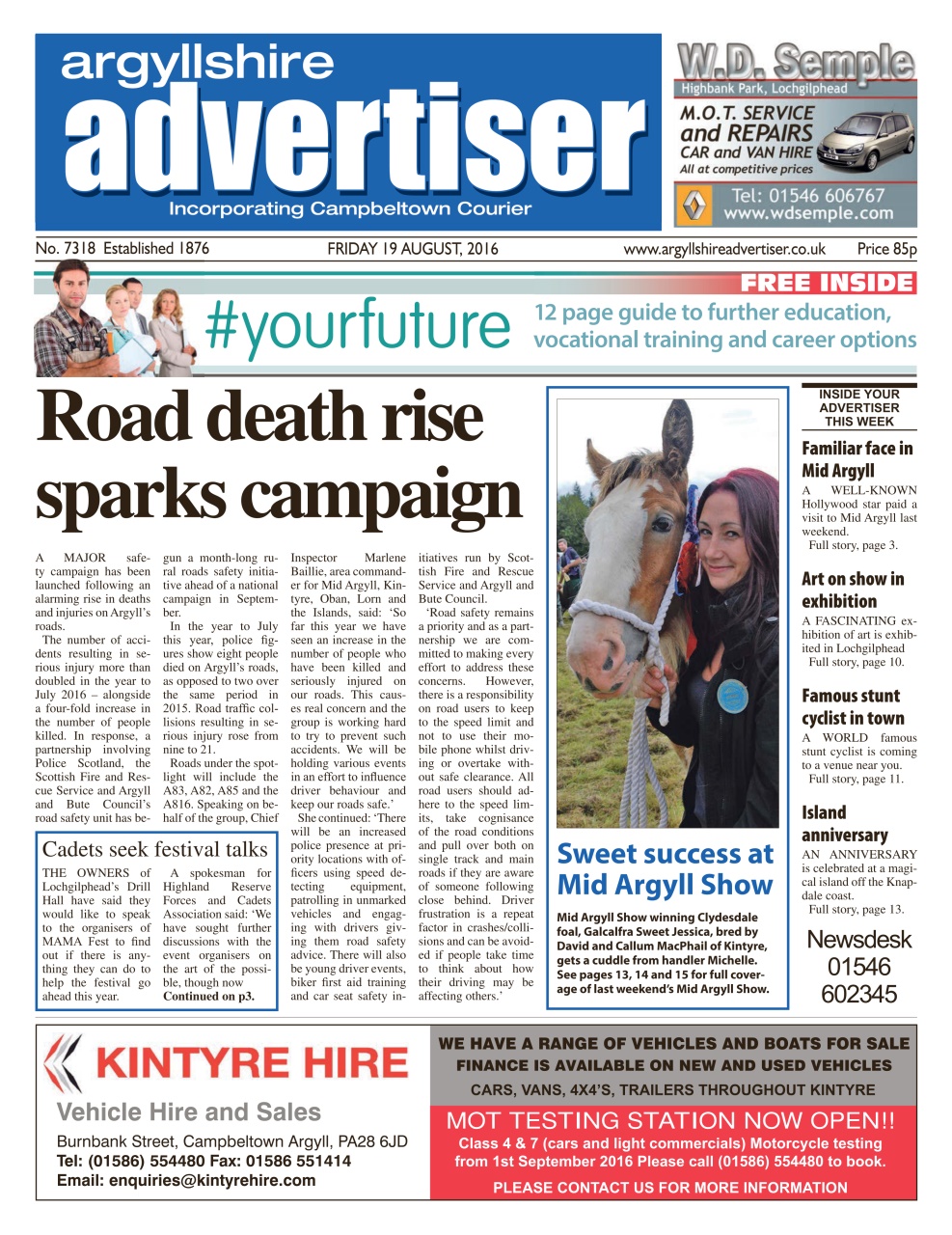 Argyllshire Advertiser Preview Pages